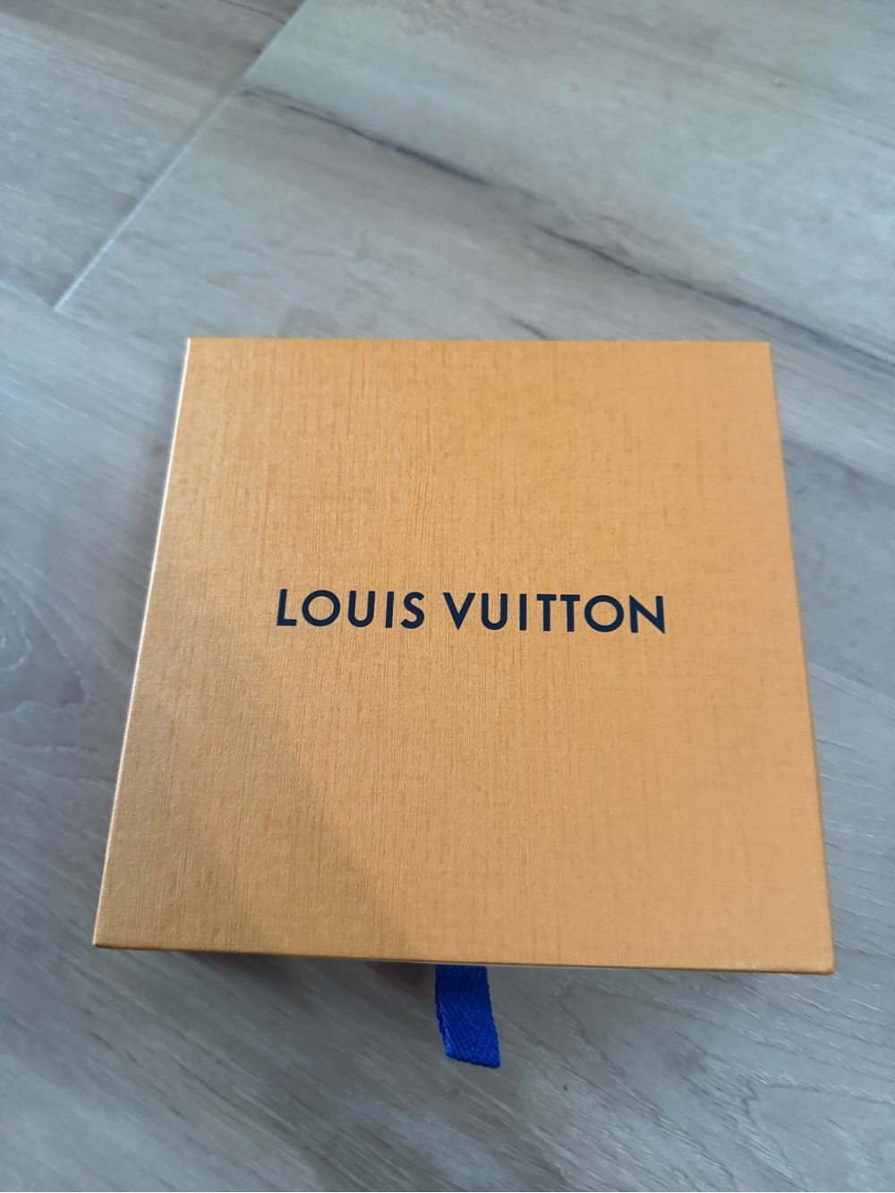 Louis Vuitton Orange Box with Blue Pull Tab
